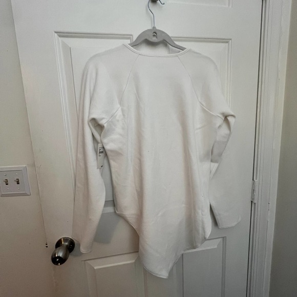 Good American white ribbed Henley bodysuit new with tags size 7 - Picture 7 of 8